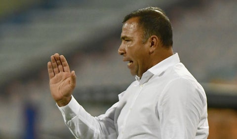 Hárold Rivera, técnico de Santa Fe