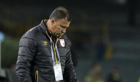 Harold Rivera, técnico de Santa Fe