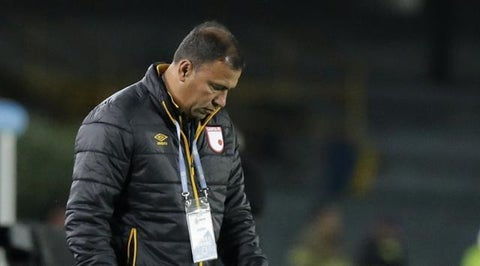 Harold Rivera, técnico de Santa Fe