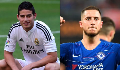 Eden Hazard - James Rodríguez