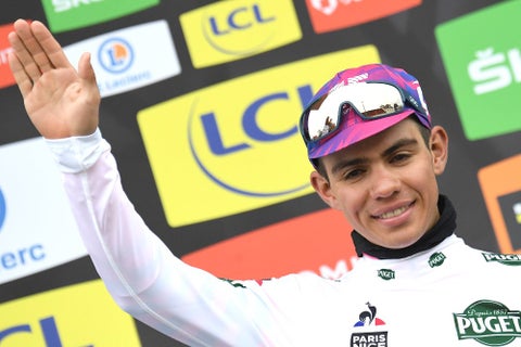 Sergio Higuita ya es podio en la París-Niza