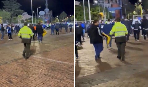 Hincha de Millonarios se iba a llevar una silla de El Campín