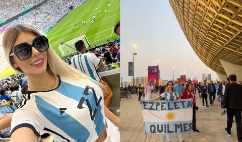 Hinchas argentinas del topless
