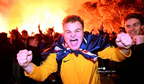 Hinchas de Australia