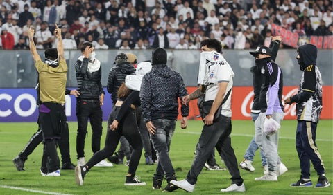 Hinchas de Colo Colo en la Copa Libertadores