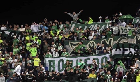 Hinchas de Atlético Nacional