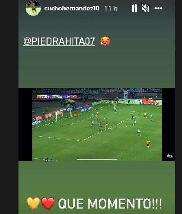 Historia IG Cucho Hernández