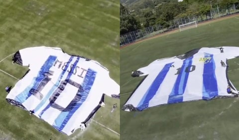 Homenaje a Messi en Colombia tras ganar el Mundial