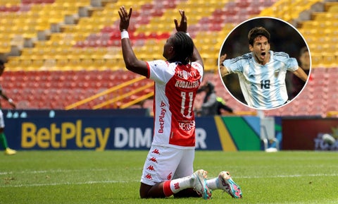Hugo Rodallega aclara frase con Lionel Messi