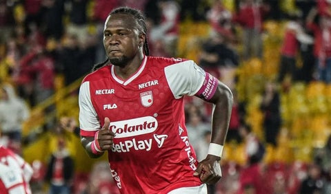 Hugo Rodallega con Santa Fe