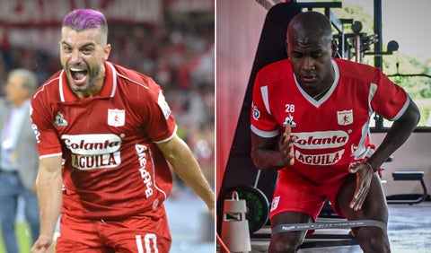 Iago Falque y Víctor Ibarbo - América de Cali