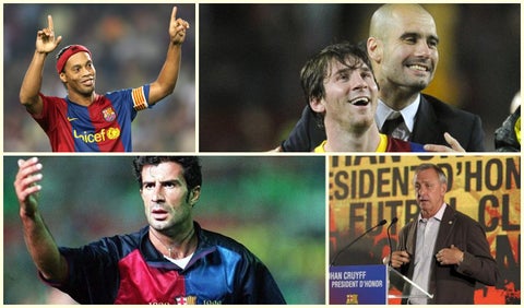 Ídolos que se fueron del Barcelona