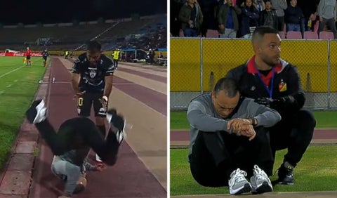 IDV vs Pereira: empujón a Alejandro Restrepo en Copa Libertadores