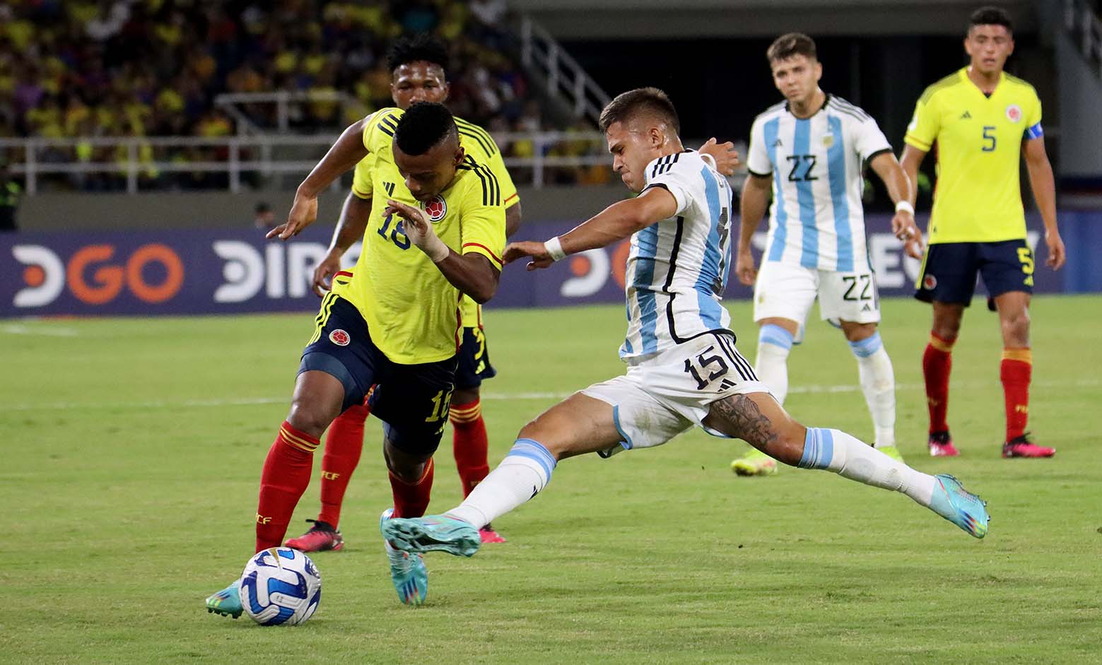 Colombia vs Argentina, Sudamericano Sub 20
