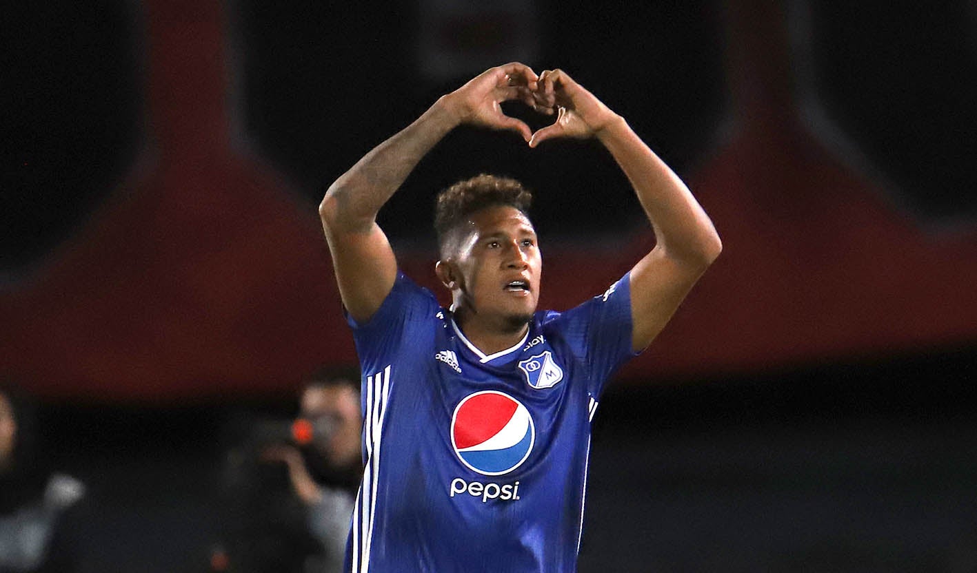 José Ortíz, goleador de Millonarios