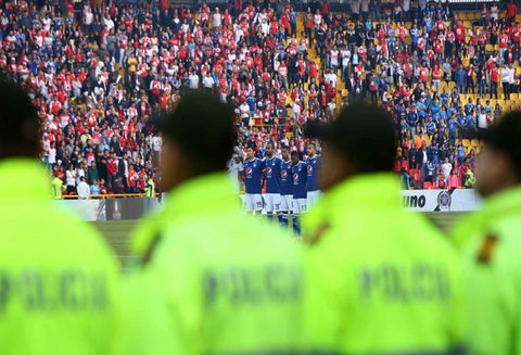 Momento de silencio en 'El Campín'
