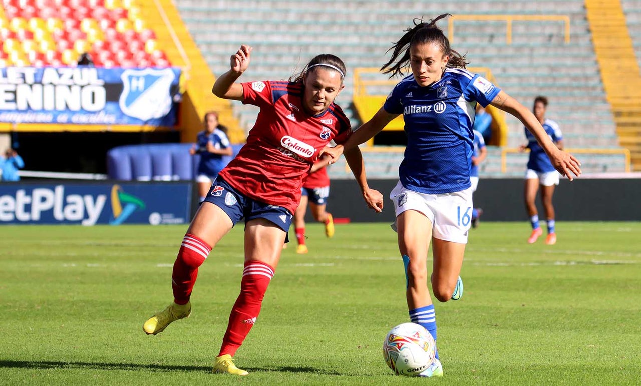 Liga Betplay Femenina: empate del Cali y triunfo de Millonarios