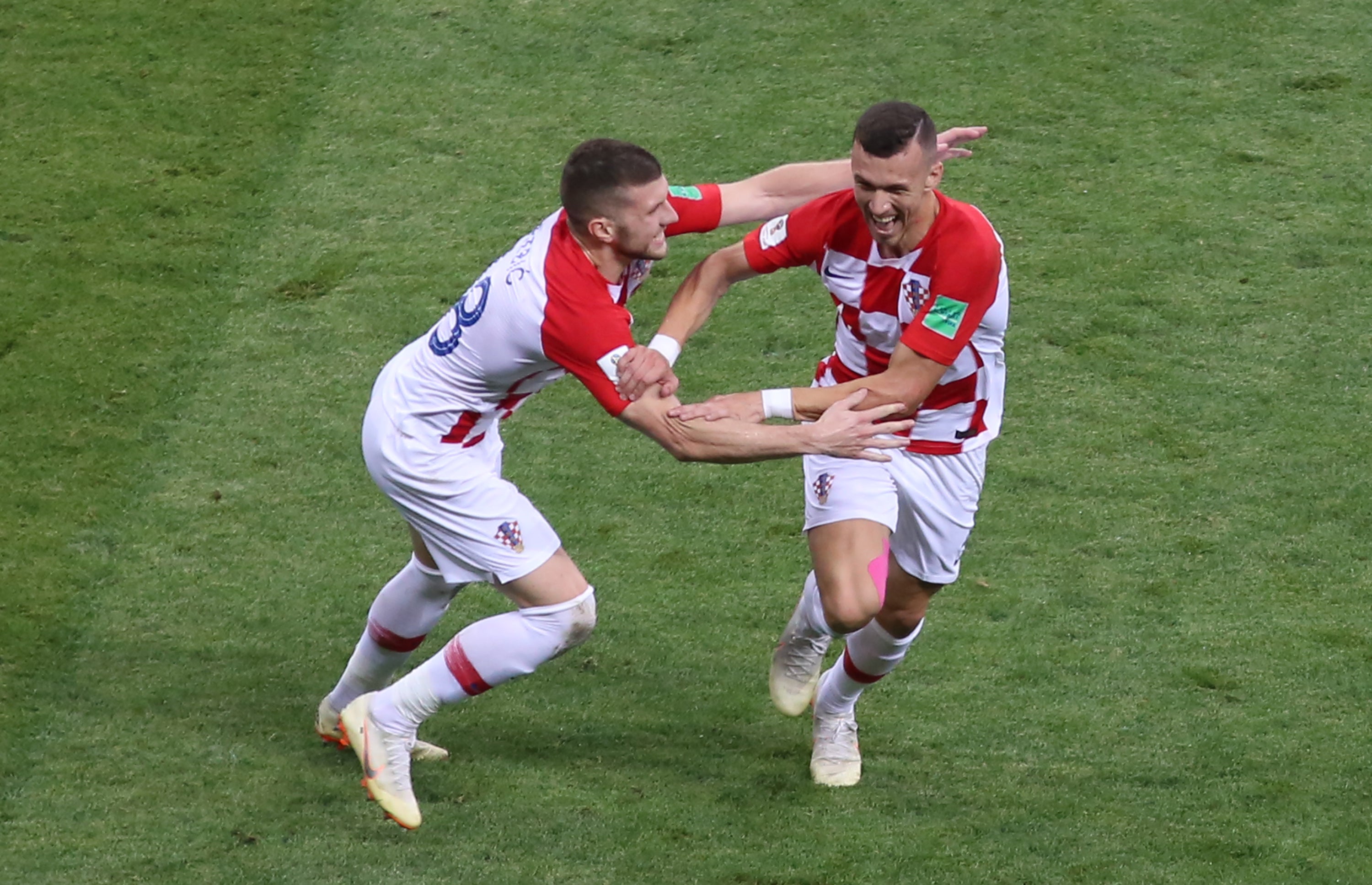 Ivan Perišić celebrando un gol