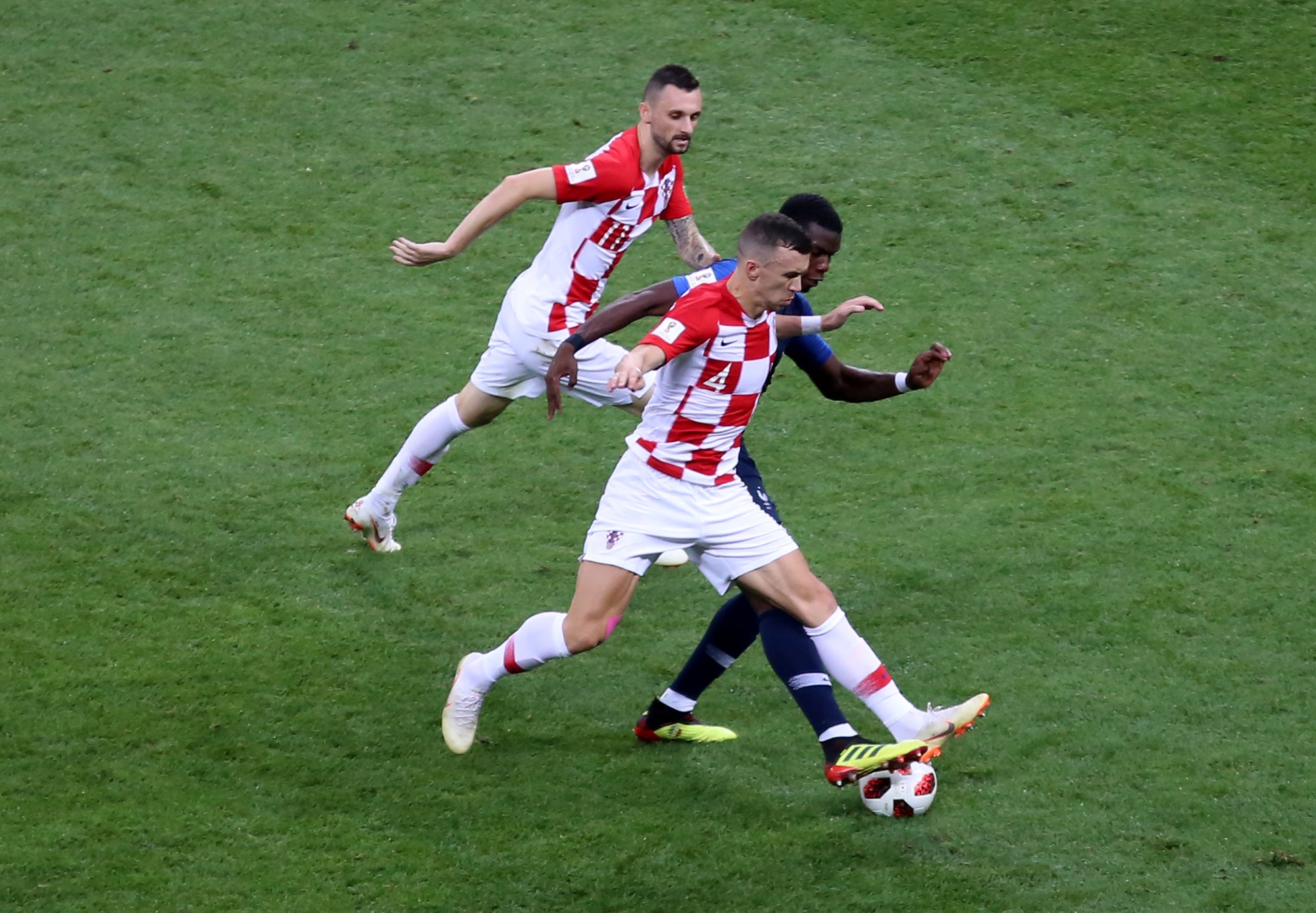 Croacia intentó siempre atacar durante el partido