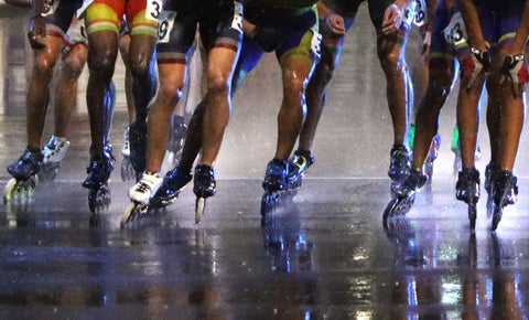 Mundial de patinaje - Ruta lluvia