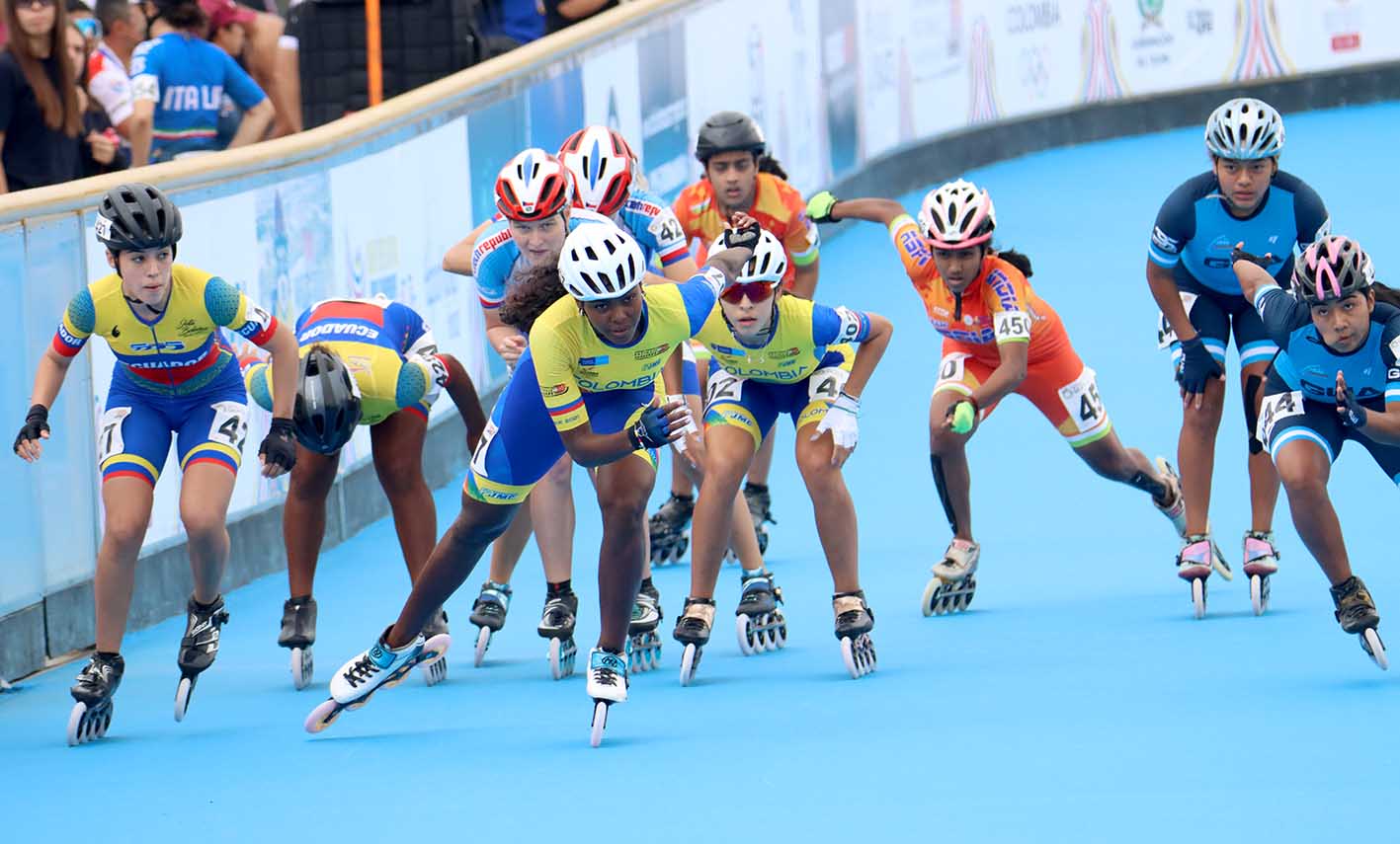 Mundial de patinaje en Ibagué 8 de noviembre