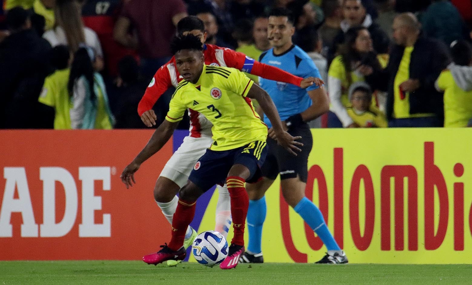 Colombia vs Paraguay; hexagonal Sudamericano sub 20