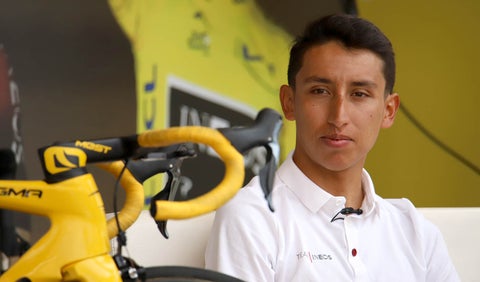 Recibimiento de Egan Bernal tras ganar el Tour de Francia.