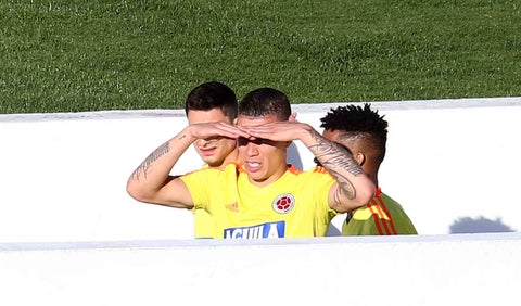 Colombia entrenó en el estadio Pacaembú de Sao Paulo.