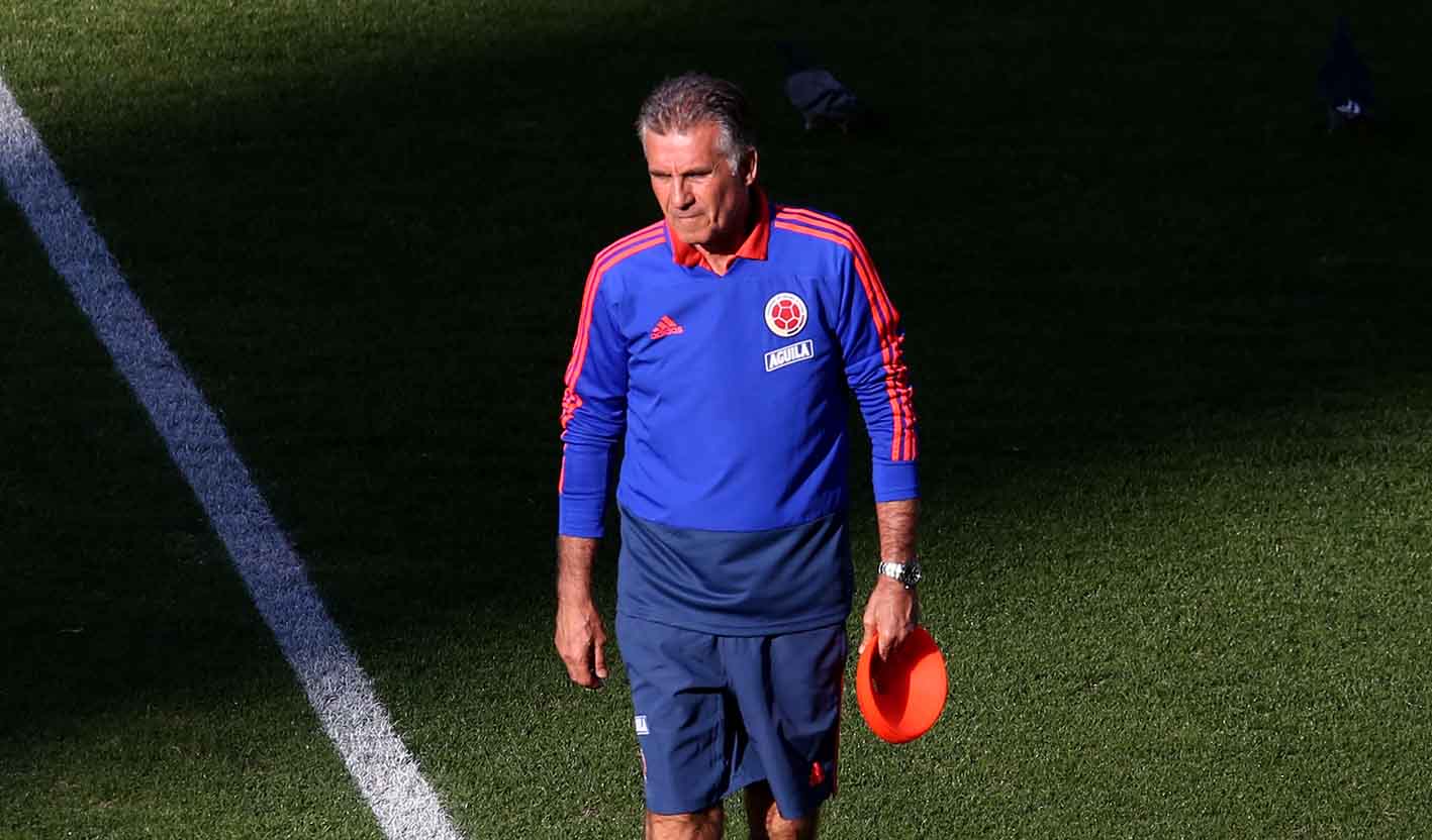 Los dirigidos por el técnico portugués Carlos Queiroz practicaron ya con la presencia del portero titular David Ospina