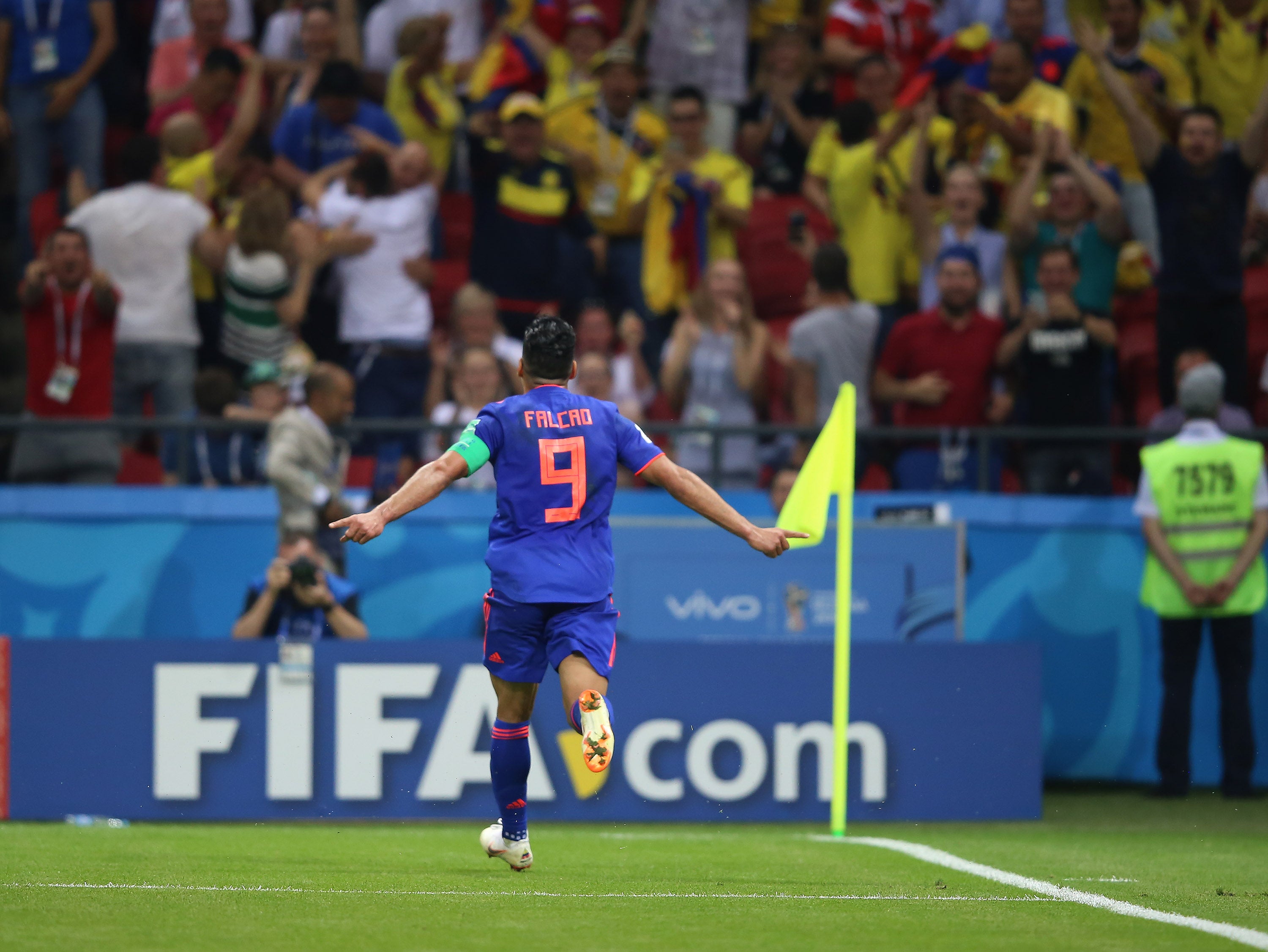 El segundo gol de Colombia fue un desahogo para Falcao