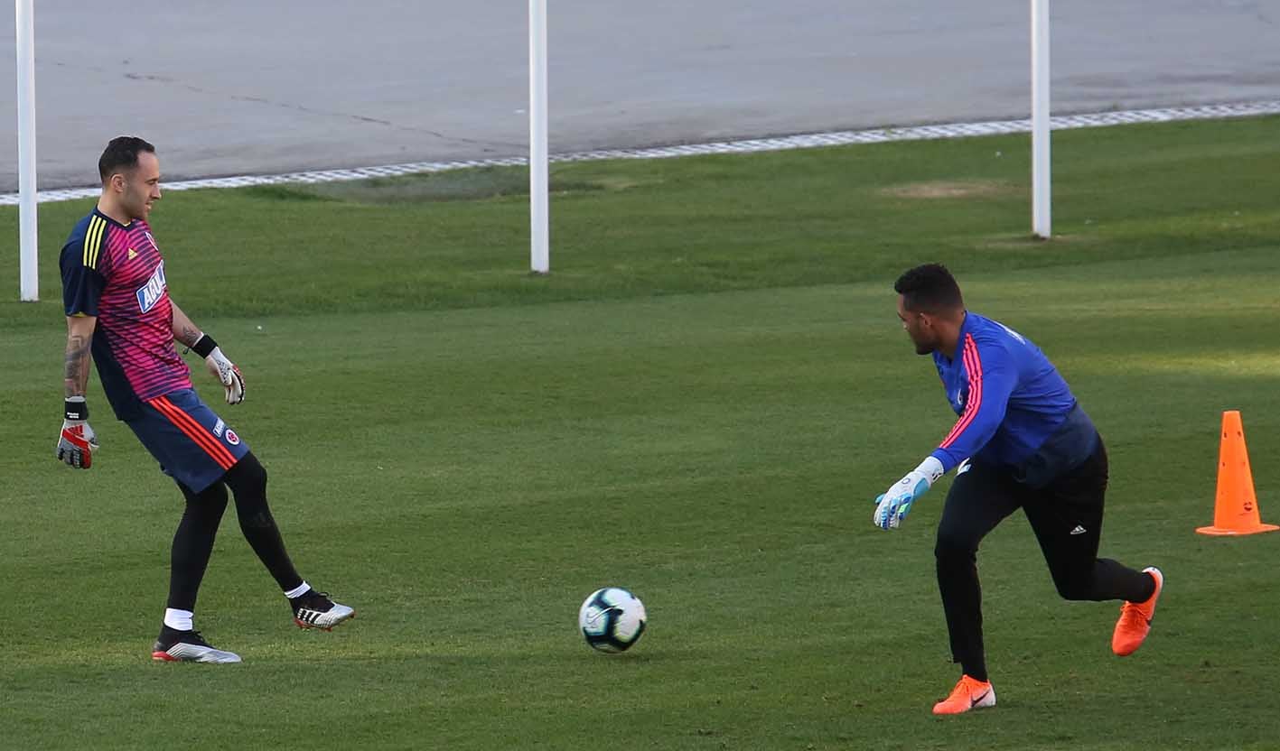 David Ospina se unió al grupo la noche del lunes en Sao Paulo después de haber viajado a Colombia