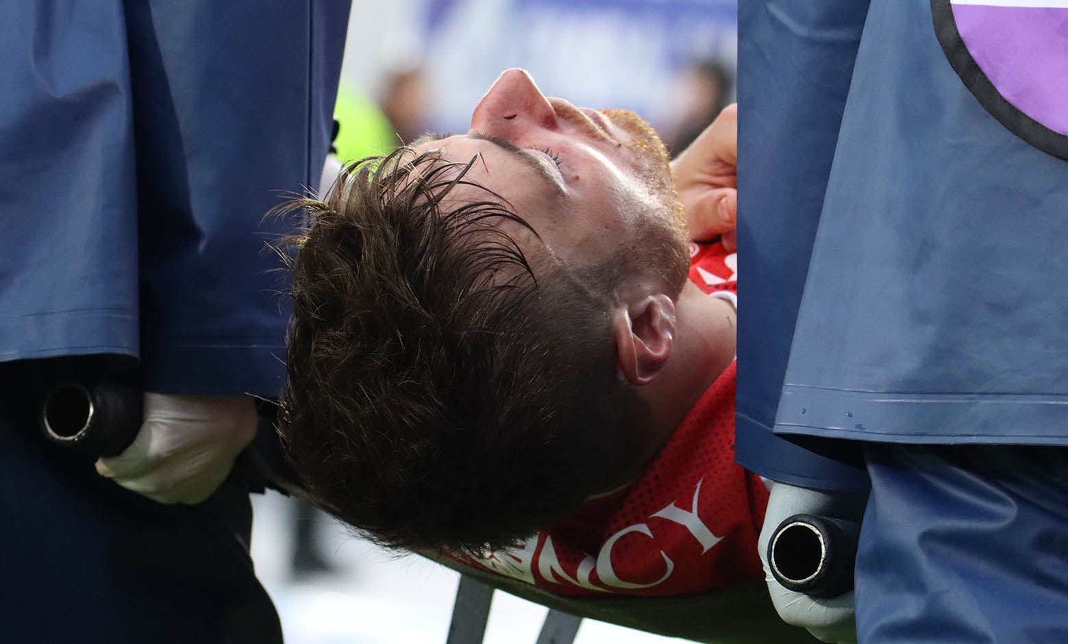 Golpe de José Aja en el clásico Millonarios vs Santa Fe