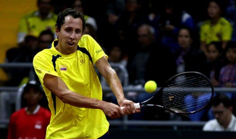 Copa Davis - Colombia vs Suecia Daniel Galán