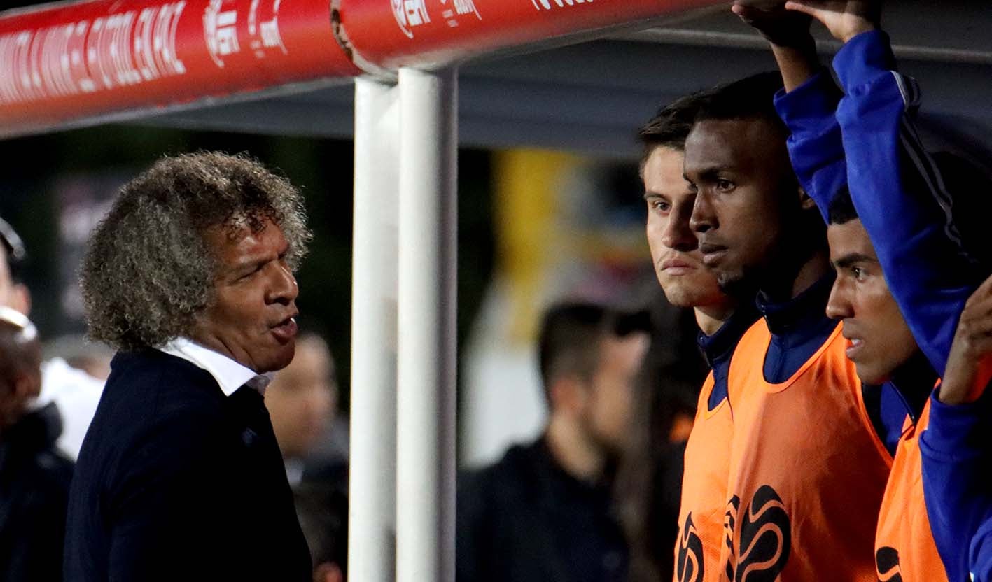 James Rodríguez vio el partido Colombia-Panamá en el banco de suplentes