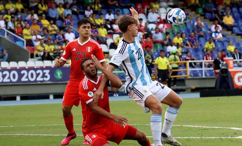 Argentina vs Perú, Sudamericano sub 20
