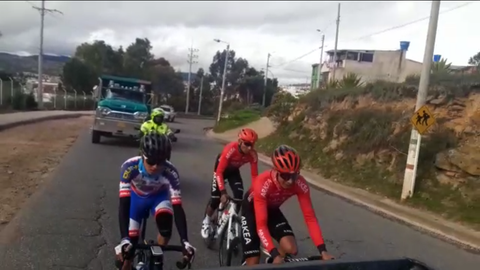 Nairo Quintana en entrenamientos