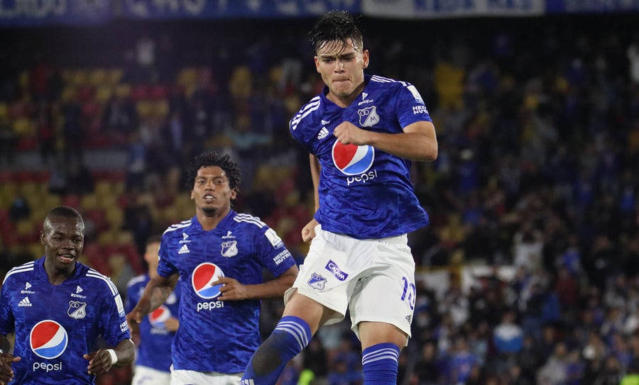 Millonarios goleó a Jaguares en octavos de final de Copa BetPlay
