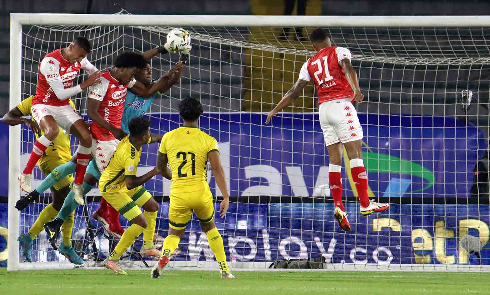 Santa Fe vs Bucaramanga; fecha 12 Liga Betplay 2022