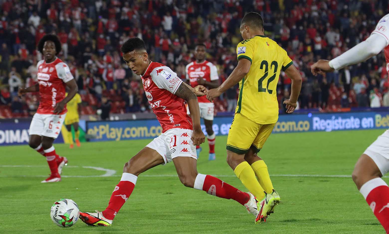 Santa Fe vs Bucaramanga; fecha 12 Liga Betplay 2022