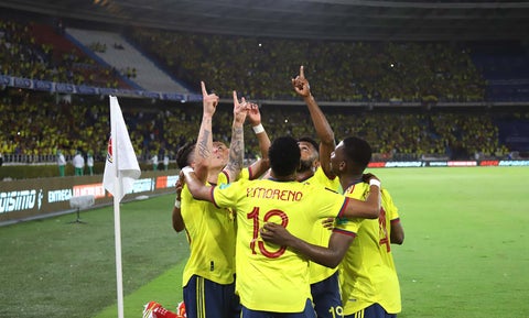 Selección Colombia vs Selección de Bolivia