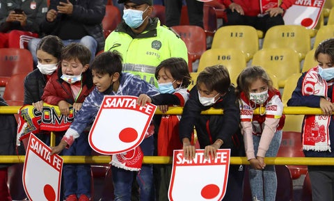 ​​​​​​​Gerardo Bedoya, técnico interino de Independiente Santa Fe,