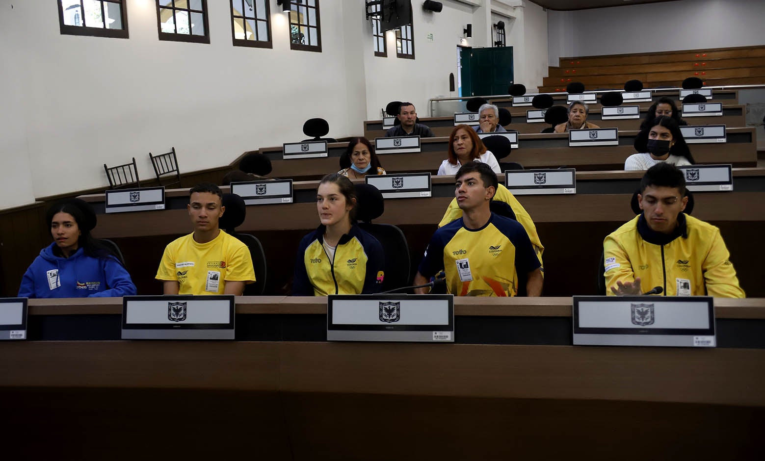Condecoración Selección Colombia de Patinaje