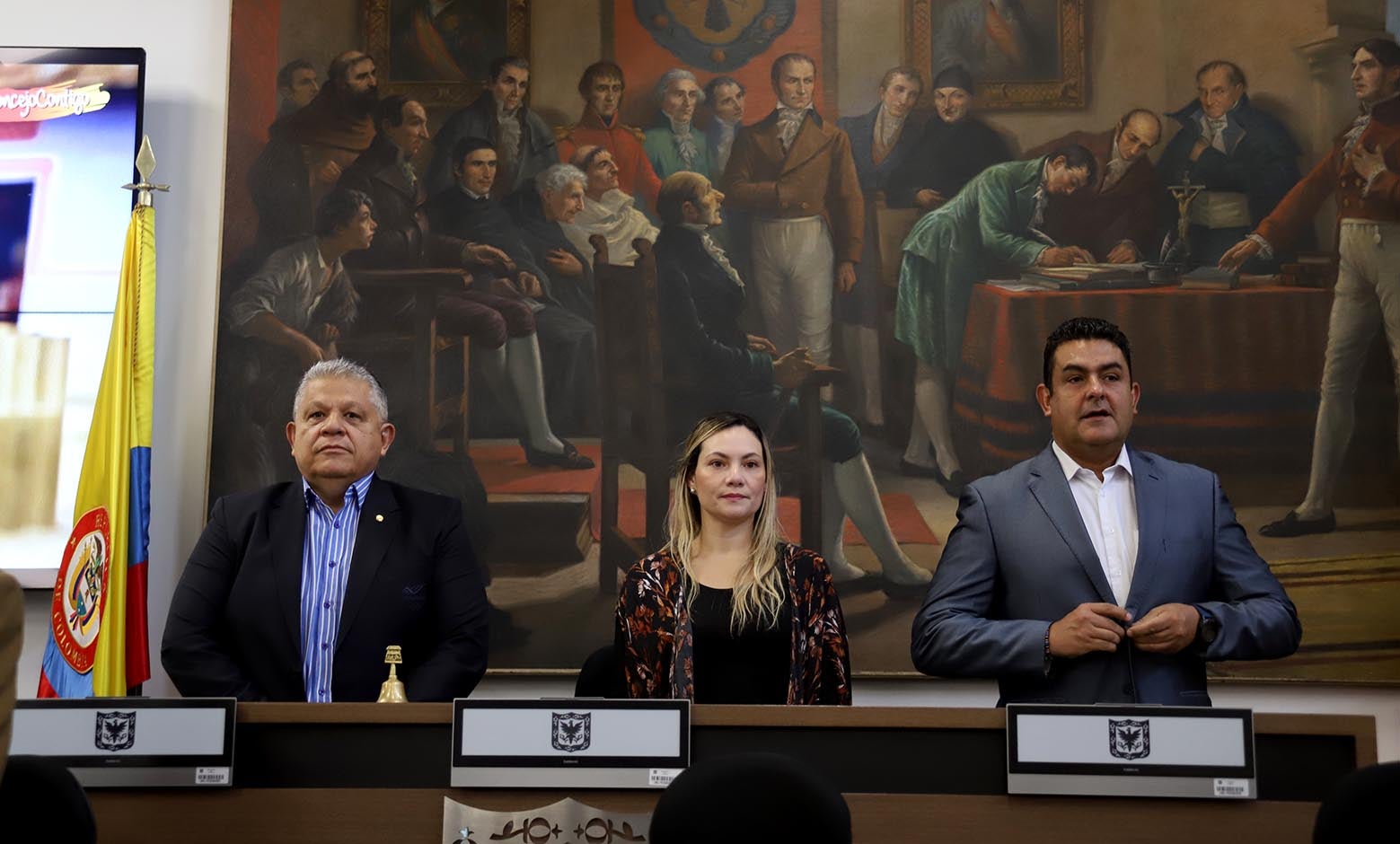 Condecoración Selección Colombia de Patinaje