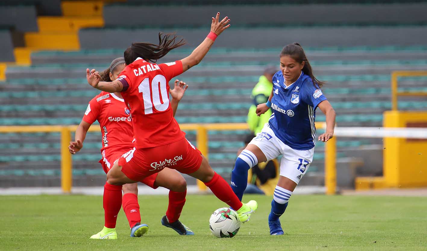 Millonarios vs América - Liga femenina
