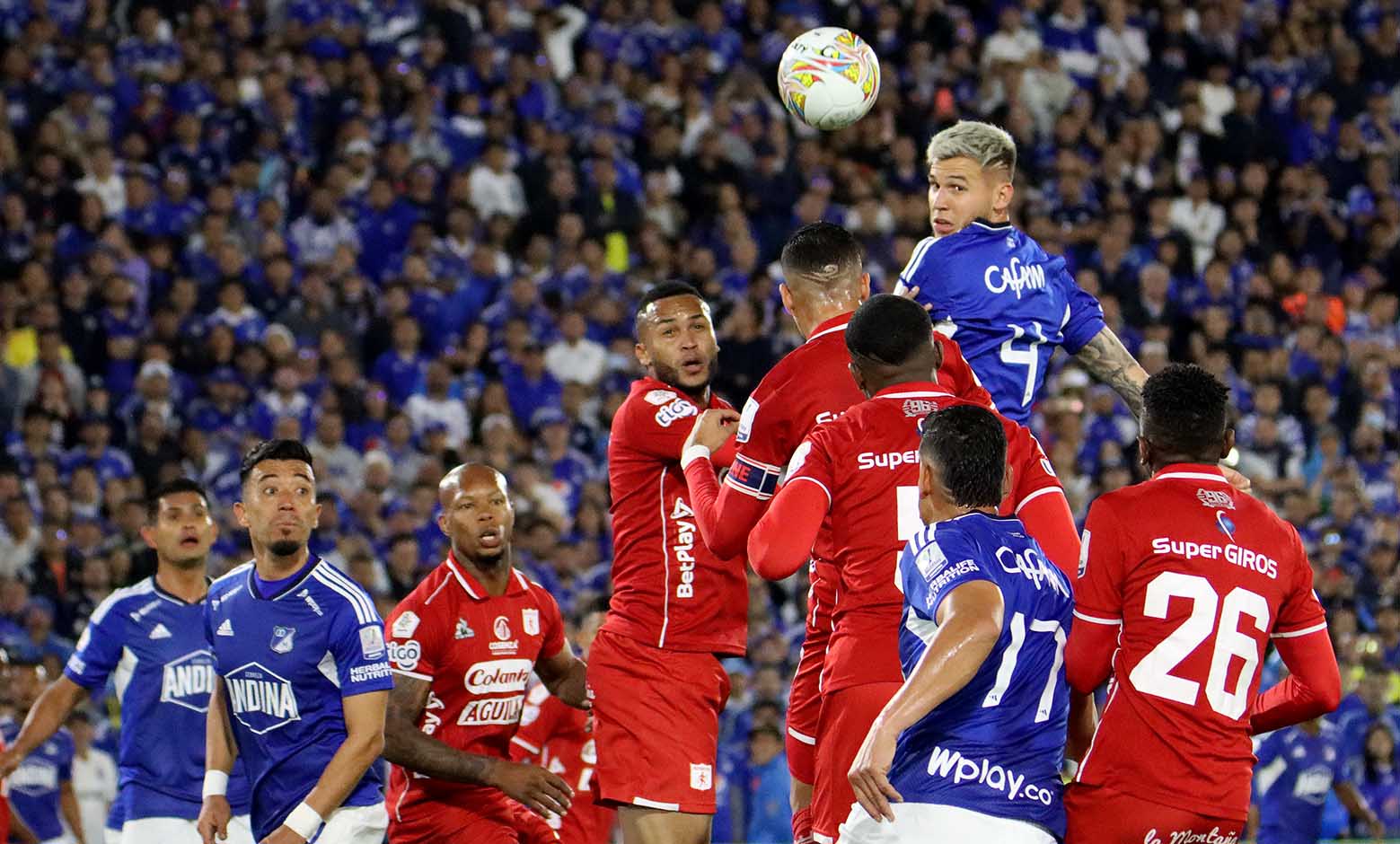 Millonarios vs América Liga Betplay 2023-1, cuadrangulares