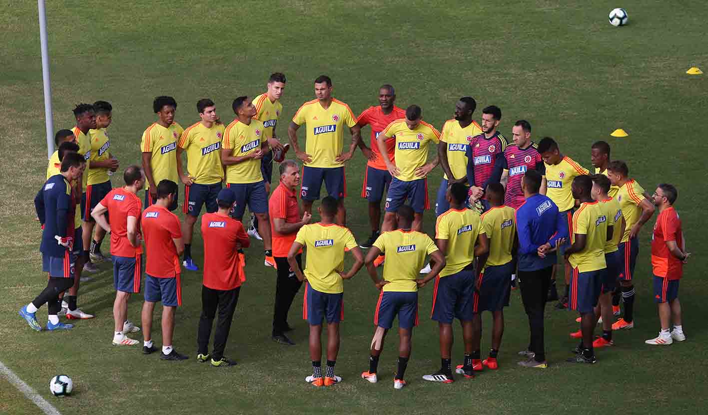 Selección Colombia - entrenamiento Copa América