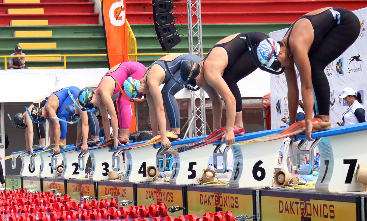 Comenzó el Mundial de Natación con Aletas en Cali
