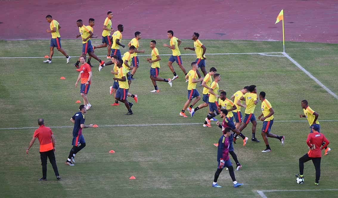 Selección Colombia - entrenamiento Copa América