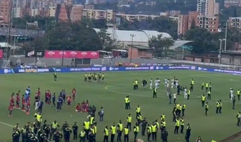 Incidentes Nacional vs Medellín