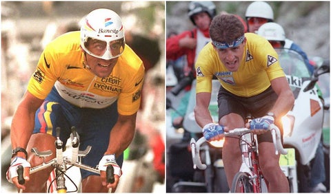 Miguel Induráin y 'Perico' Delgado